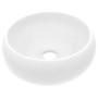 Matte white round ceramic luxury washbasin 40x15 cm by vidaXL, Sinks - Ref: Foro24-146998, Price: 90,07 €, Discount: %