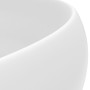 Matte white round ceramic luxury washbasin 40x15 cm by vidaXL, Sinks - Ref: Foro24-146998, Price: 90,07 €, Discount: %