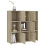 Regal aus Sonoma-Eichensperrholz, 90 x 30 x 90 cm von vidaXL, Bücherregale und Regale - Ref: Foro24-802933, Preis: 94,51 €, R...