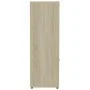 Estantería madera contrachapada color roble Sonoma 90x30x90 cm de vidaXL, Librerías y estanterías - Ref: Foro24-802933, Preci...