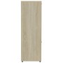 Regal aus Sonoma-Eichensperrholz, 90 x 30 x 90 cm von vidaXL, Bücherregale und Regale - Ref: Foro24-802933, Preis: 94,51 €, R...