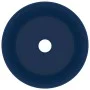Matte dark blue round ceramic luxury washbasin 40x15 cm by vidaXL, Sinks - Ref: Foro24-147012, Price: 75,35 €, Discount: %