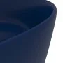 Mattes dunkelblaues rundes Luxuswaschbecken aus Keramik 40x15 cm von vidaXL, Sinkt - Ref: Foro24-147012, Preis: 75,40 €, Raba...