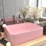 Luxus-Waschbecken aus mattem rosa Keramik 41x30x12 cm von vidaXL, Sinkt - Ref: Foro24-147043, Preis: 74,64 €, Rabatt: %