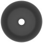 Matte dark gray round ceramic luxury washbasin 40x15 cm by vidaXL, Sinks - Ref: Foro24-147016, Price: 68,97 €, Discount: %