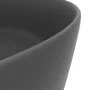 Matte dark gray round ceramic luxury washbasin 40x15 cm by vidaXL, Sinks - Ref: Foro24-147016, Price: 55,21 €, Discount: %