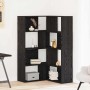 Estantería para libros Roble negro 140 x 30 x 140 cm