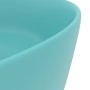 Lavabo de lujo redondo cerámica verde claro mate 40x15 cm de vidaXL, Lavabos - Ref: Foro24-147013, Precio: 68,18 €