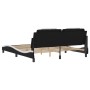 Bettgestell mit LED-Leuchten PE-Leder schwarz weiß 180x200 cm von , Betten und Lattenroste - Ref: Foro24-3214041, Preis: 245,...