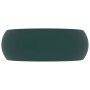 Mattes dunkelgrünes rundes Luxuswaschbecken aus Keramik 40x15 cm von vidaXL, Sinkt - Ref: Foro24-147003, Preis: 82,12 €, Raba...