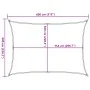 100% hellgraue Oxford Polyester Segelmarkise 8x6 m von , Sonnenschirme - Ref: Foro24-4000558, Preis: 127,79 €, Rabatt: %