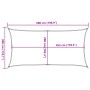 100% Oxford polyester sail awning sand 5x3 m by , Umbrellas - Ref: Foro24-4000572, Price: 51,03 €, Discount: %