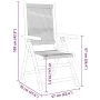 Reclining garden chairs 6 pcs solid acacia wood grey by , Garden chairs - Ref: Foro24-3214533, Price: 491,73 €, Discount: %