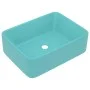 Luxuriöses matthellgrünes Keramikwaschbecken 41x30x12 cm von vidaXL, Sinkt - Ref: Foro24-147046, Preis: 61,00 €, Rabatt: %