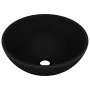 Lavabo de lujo redondo cerámica negro mate 32,5x14 cm de vidaXL, Lavabos - Ref: Foro24-146975, Precio: 76,00 €, Descuento: %
