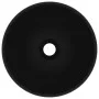 Lavabo de lujo redondo cerámica negro mate 32,5x14 cm de vidaXL, Lavabos - Ref: Foro24-146975, Precio: 76,00 €, Descuento: %