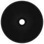 Matte black round ceramic luxury washbasin 32.5x14 cm by vidaXL, Sinks - Ref: Foro24-146975, Price: 74,32 €, Discount: %