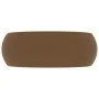 Luxury round matte cream ceramic sink 40x15 cm by vidaXL, Sinks - Ref: Foro24-147007, Price: 66,25 €, Discount: %