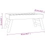 Folding tray solid teak wood 55x35x25 cm by , Trays - Ref: Foro24-340762, Price: 40,04 €, Discount: %