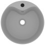 Luxurious washbasin with matte light gray ceramic overflow 36x13 cm by vidaXL, Sinks - Ref: Foro24-147037, Price: 73,91 €, Di...