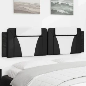 Gepolstertes Bettkopfteil Kunstleder schwarz weiß 180 cm von , Kopf- und Fußteile - Ref: Foro24-374809, Preis: 55,82 €, Rabat...
