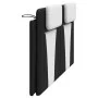 Padded headboard synthetic leather black white 180 cm by , Headboards and footboards - Ref: Foro24-374809, Price: 55,78 €, Di...