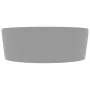 Luxurious washbasin with matte light gray ceramic overflow 36x13 cm by vidaXL, Sinks - Ref: Foro24-147037, Price: 72,49 €, Di...