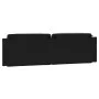 Padded headboard synthetic leather black white 180 cm by , Headboards and footboards - Ref: Foro24-374809, Price: 55,78 €, Di...