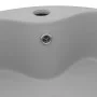 Luxurious washbasin with matte light gray ceramic overflow 36x13 cm by vidaXL, Sinks - Ref: Foro24-147037, Price: 72,49 €, Di...
