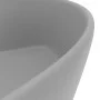 Luxurious washbasin with matte light gray ceramic overflow 36x13 cm by vidaXL, Sinks - Ref: Foro24-147037, Price: 72,49 €, Di...