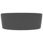 Luxurious sink with matte dark gray ceramic overflow 36x13 cm by vidaXL, Sinks - Ref: Foro24-147038, Price: 59,63 €, Discount: %