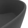 Luxurious sink with matte dark gray ceramic overflow 36x13 cm by vidaXL, Sinks - Ref: Foro24-147038, Price: 59,63 €, Discount: %