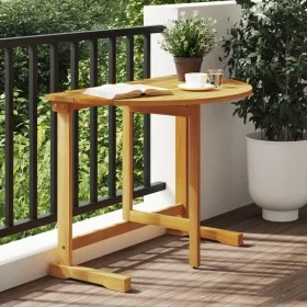 Folding balcony table made of solid acacia wood 90x60x72 cm by , Garden tables - Ref: Foro24-364896, Price: 70,64 €, Discount: %