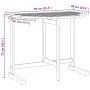 Klappbalkontisch massives Akazienholz 90x60x72 cm von , Gartentische - Ref: Foro24-364896, Preis: 71,80 €, Rabatt: %