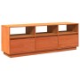 Massives Kiefernholz TV-Möbel Wachsbraun 140x37x50 cm von , TV-Möbel - Ref: Foro24-847122, Preis: 165,67 €, Rabatt: %