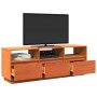 Massives Kiefernholz TV-Möbel Wachsbraun 140x37x50 cm von , TV-Möbel - Ref: Foro24-847122, Preis: 165,67 €, Rabatt: %