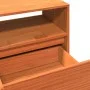 Solid pine wood TV stand, brown wax 140x37x50 cm by , TV Furniture - Ref: Foro24-847122, Price: 163,05 €, Discount: %