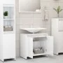 Glossy white plywood bathroom cabinet 60x33x61 cm by vidaXL, Bathroom furniture - Ref: Foro24-802648, Price: 51,56 €, Discoun...