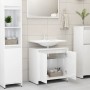 Glänzend weißer Badezimmerschrank aus Sperrholz, 60 x 33 x 61 cm von vidaXL, Badezimmermöbel - Ref: Foro24-802648, Preis: 49,...
