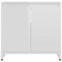 Glänzend weißer Badezimmerschrank aus Sperrholz, 60 x 33 x 61 cm von vidaXL, Badezimmermöbel - Ref: Foro24-802648, Preis: 49,...