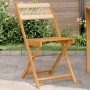 Bistrostühle 2 Stück massives Akazienholz und Polypropylen beige von , Gartenstühle - Ref: Foro24-367680, Preis: 97,74 €, Rab...