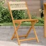 Sillas bistró 2 uds madera maciza acacia y polipropileno beige de , Sillas de jardín - Ref: Foro24-367680, Precio: 94,14 €, D...