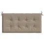 Taupe grey Oxford fabric garden bench cushion 120x50x3 cm by , Cushions for chairs and sofas - Ref: Foro24-47622, Price: 26,8...