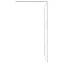Duschwand mit ESG-Glasablage und weißem Aluminium 115x195cm von , Duschwände und Duschwände - Ref: Foro24-3185510, Preis: 196...