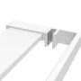 Duschwand mit ESG-Glasablage und weißem Aluminium 115x195cm von , Duschwände und Duschwände - Ref: Foro24-3185510, Preis: 196...