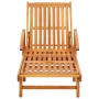 Gartenliege mit Kissen massives Akazienholz von , Liegen - Ref: Foro24-3061605, Preis: 230,88 €, Rabatt: %