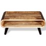 Mesa de centro de madera de mango rugosa 90x55x39 cm de , Mesas de centro - Ref: Foro24-244008, Precio: 226,74 €, Descuento: %