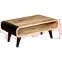 Rustiker Mangoholz-Couchtisch 90x55x39 cm von , Couchtisch - Ref: Foro24-244008, Preis: 222,53 €, Rabatt: %