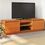 Massives TV-Möbel aus Kiefernholz in brauner Wachsfarbe, 140x35x40 cm. von , TV-Möbel - Ref: Foro24-847131, Preis: 122,10 €, ...