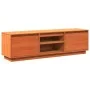 Massives TV-Möbel aus Kiefernholz in brauner Wachsfarbe, 140x35x40 cm. von , TV-Möbel - Ref: Foro24-847131, Preis: 122,10 €, ...
